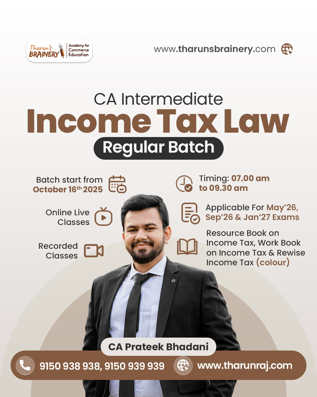 CA Inter Taxation - Income-tax Law by CA Prateek Bhadani