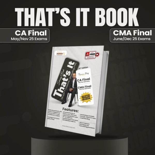 Thats It Book - CA Final - May & Nov 2025
