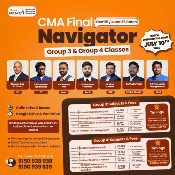 CMA Final Navigator - Dec 25 & June 26