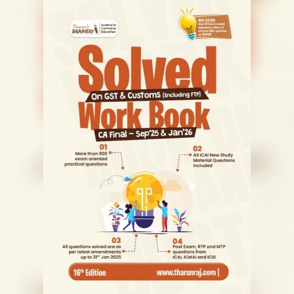 Solved Workbook - CA / CMA Final