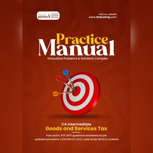 Practice Manual - GST - CA Inter